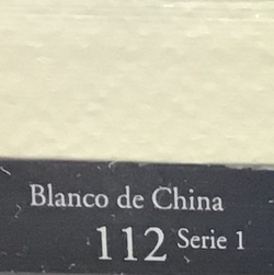 1/2 GODET ACUARELA 'SENNELIER 112' BLANCO DE CHINA