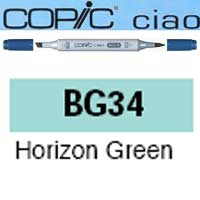 ROTULADOR <b>COPIC CIAO 'BG34' HORIZON GREEN</b>