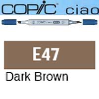 ROTULADOR <b>COPIC CIAO 'E47' DARK BROWN</b>