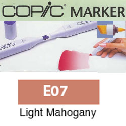 ROTULADOR <b>COPIC MARKER 'E07' LIGHT MAHOGANI</b>