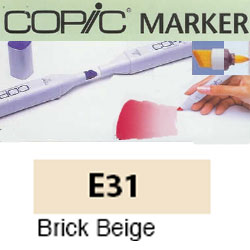 ROTULADOR <b>COPIC MARKER 'E31' BRICK BEIGE</b>