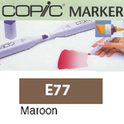 ROTULADOR <b>COPIC MARKER 'E77' MAROON</b>