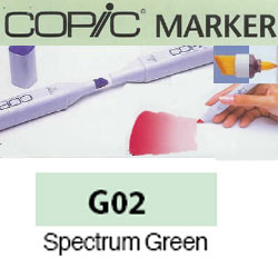 ROTULADOR <b>COPIC MARKER 'G02' SPECTRUM GREEN</b>