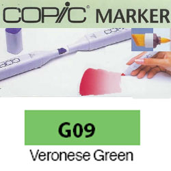 ROTULADOR <b>COPIC MARKER 'G09' VERONESE GREEN</b>