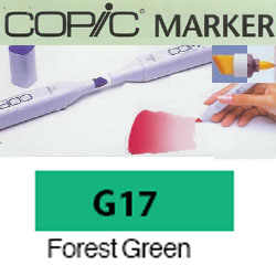 ROTULADOR <b>COPIC MARKER 'G17' FOREST GREEN</b>
