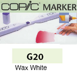 ROTULADOR <b>COPIC MARKER 'G20' WAX WHITE</b>