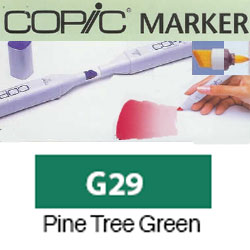 ROTULADOR <b>COPIC MARKER 'G29' PINE TREE GREEN</b>