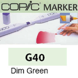ROTULADOR <b>COPIC MARKER 'G40' DIM GREEN</b>