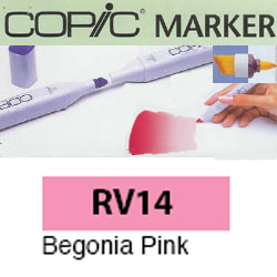 ROTULADOR <b>COPIC MARKER 'RV14' BEGONIA PINK</b>