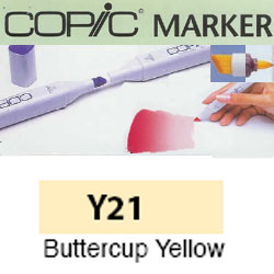 ROTULADOR <b>COPIC MARKER 'Y21' BUTTERCUP YELLOW</b>