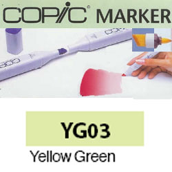 ROTULADOR <b>COPIC MARKER 'YG03' YELLOW GREEN</b>