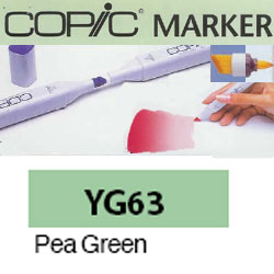 ROTULADOR <b>COPIC MARKER 'YG63' PEA GREEN</b>