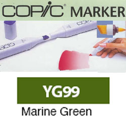 ROTULADOR <b>COPIC MARKER 'YG99' MARINE GREEN</b>