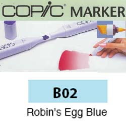 ROTULADOR <b>COPIC MARKER 'B02' ROBIN'S EGG BLUE</b>
