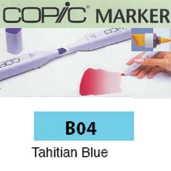 ROTULADOR <b>COPIC MARKER 'B04' TAHITIAN BLUE</b>