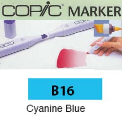 ROTULADOR <b>COPIC MARKER 'B16' CYANINE BLUE</b>