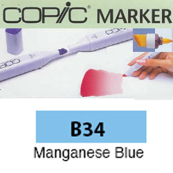 ROTULADOR <b>COPIC MARKER 'B34' MANGANESE BLUE</b>