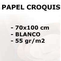 PAPEL DE CROQUIS 55gr. 70x100 cm