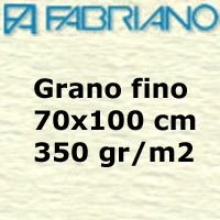PAPEL PARA ACUARELA FABRIANO 350gr. GRANO FINO 70x100 cm. S/CIDO