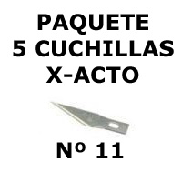 PAQUETE 5 CUCHILLAS 'X-ACTO' n 11