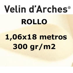 ROLLO 'VELIN ARCHES' 300gr. BLANCO 1,07x9,14m. TEMPORALMENTE AGOTADO